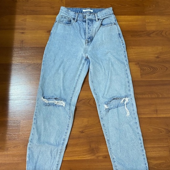 PacSun Denim - high rise straight ripped jeans